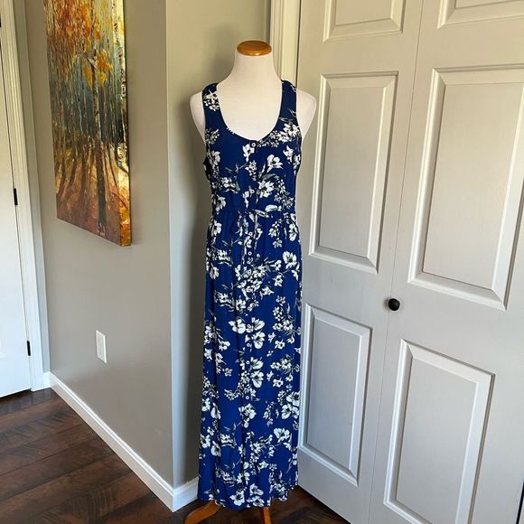 Lucky Brand Sleeveless Tie Waist Maxi Dress - Picture 13 of 16